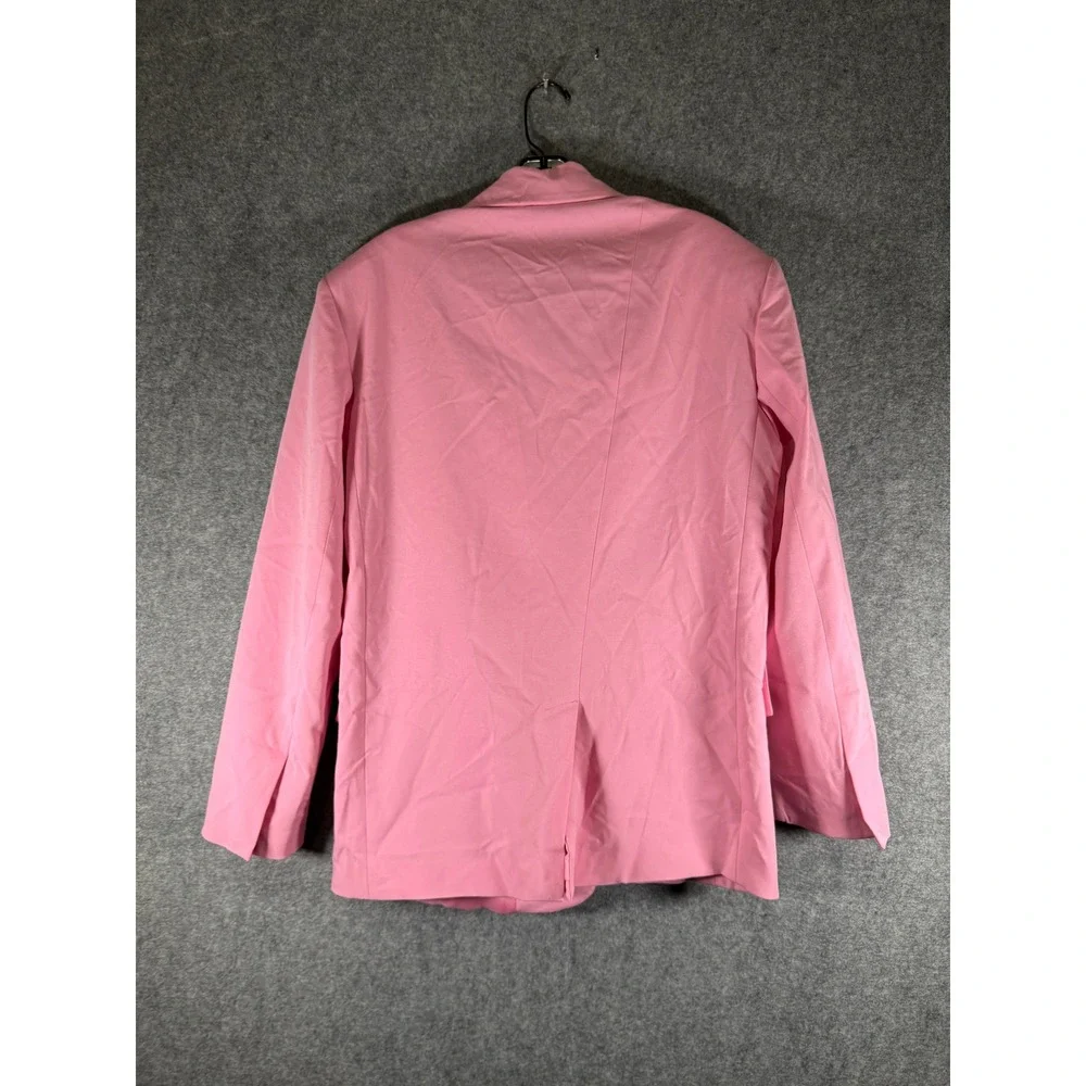 Zara Blazer Women XS/S Drawstring Tie‎ Waist Oversized Business Academia Preppy - Picture 9 of 12